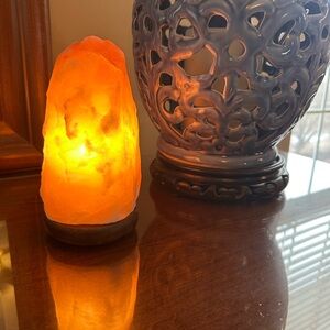 Himalayan Salt Lamp - Orange Glow with dimmer